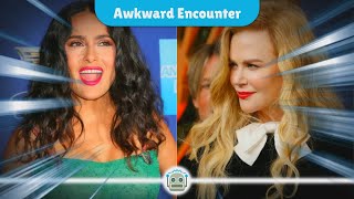 Nicole Kidman and Salma Hayeks Tense Encounter at Paris Fashion Week Sparks Online Debate [upl. by Garrick]