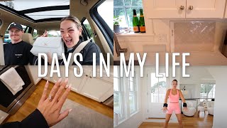 VLOG kitchen tile shopping nail appointment the best engagement gift  more [upl. by Hazlett]