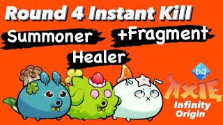 Summoner Add Fragment Healing Pulse Reverse Heal Healer Axie Origin Meta Team OffSeason 7 [upl. by Nanaek137]