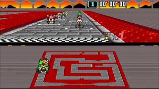 Super Mario Kart Hack Limited 12  in HD 169  SNES  bsnes [upl. by Ehpotsirhc]