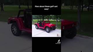 Golf cart kit viral viralvideo golfcarts golf bodykit tunning sports sport custom [upl. by Anilef973]