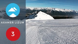 Axamer Lizum  Innsbruck Austria  Red 3  Piste View [upl. by Dnomasor]