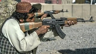 Afghan Police – AK47 Type Rifle Class Live Fire Training [upl. by Neened]