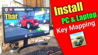 How To Install And Play Indian Car Simulator 3D Game In PC and Laptop  Game Control Setting For PC [upl. by Lozano744]