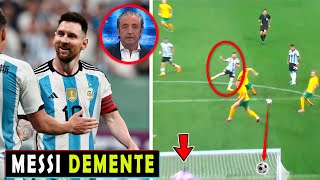 ASI REACCIONA PRENSA EUROPEA A GOL Y JUGADA DE MESSI ARGENTINA VS AUSTRALIA 20 [upl. by Three]