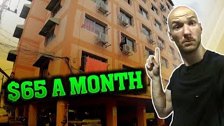 65 a Month Bangkok Apartment Tour and Cost of Living in Thailand 2023 🇹🇭 [upl. by Kashden]