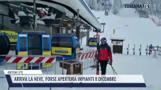 20231204 ABETONE PT  ARRIVA LA NEVE FORSE APERTURA IMPIANTI 8 DICEMBRE [upl. by Eidnam433]