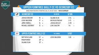 Upper Ferntree Gully CC v Scoresby CC [upl. by Locke253]