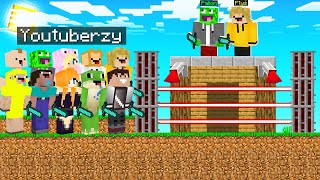 ARMIA YOUTUBERÓW vs BAZA PALION i PTYŚ w Minecraft [upl. by Zilevi]