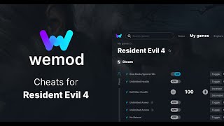 Wemod Trainer Tutorial Resident Evil 4 Remake also works in DLC Separate Ways God Mode Cheats [upl. by Rob413]