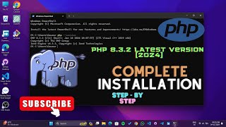 How to install PHP Latest Version on Windows 11  PHP Latest Version Updated 2024 [upl. by Adnolat]