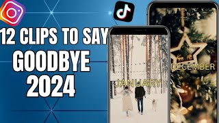 2024 In 12 Clips TikTok Trend  2024 in 12 Clips Template For Instagram Reel [upl. by Camilia351]