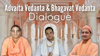 Advaita Vedanta amp Bhagavat Vedanta Dialogue  Sarvapriyananda Swami amp Gaudiya Vaishnavas [upl. by Illak]