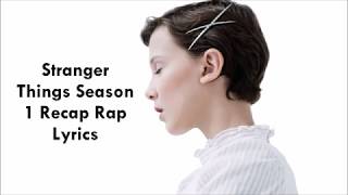 Stranger Things recap rap lyrics Seasons 123 From The tonight show [upl. by Ynes]