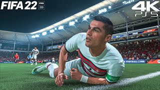 FIFA 22  Espanha vs Portugal  Nations League  PS5™ 4K60 [upl. by Esinned]