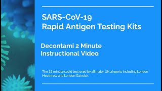 Lateral Flow Antigen Test Instructional Video [upl. by Aynatahs669]