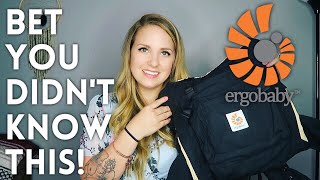 ERGOBABY CARRIER TIPS amp TRICKS  BET YOU DIDNT KNOW THIS [upl. by Korff]