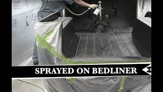 How To Sprayed On Bedliner on Jeep Using SEM RockIt Liner [upl. by Peggy17]