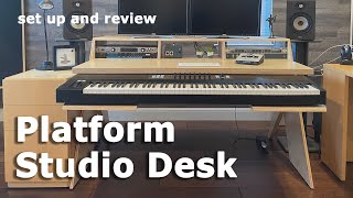 Output Platform Studio Desk Set up and Review [upl. by Darken695]