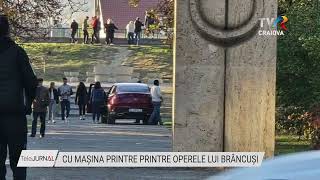 CU MAȘINA PRINTRE OPERELE LUI BRÂNCUȘI [upl. by Auqemahs]