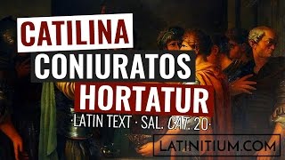 Latin texts – The speech of Catiline  Learn Latin  12 [upl. by Erdnaek]