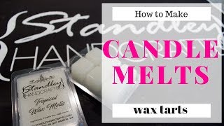 How to Make Candle Tarts Wax Melts with IGI 4625 Paraffin wax [upl. by Pich]