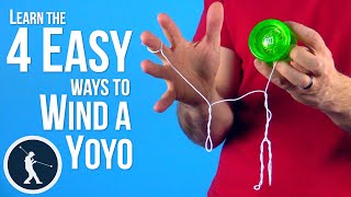 How to Wind A Yoyo  4 Easy Beginner Yoyo Tricks [upl. by Fital]