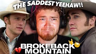 BROKEBACK MOUNTAIN 2005 broke my little gay heart  First Time Watching  REACTION [upl. by Leasia]