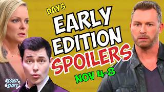 Days of our Lives Early Edition Spoilers Nov 48 Belle amp Paul Return  Brady Angry daysofourlives [upl. by Fawcett]