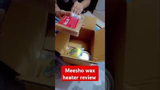 meesho wax heaterkit [upl. by Ameehsat]