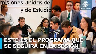 Comisiones unidas del Senado para aprobar dictamen de reforma judicial dan inicio [upl. by Simah]