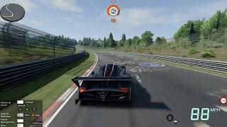 Pagani Zonda R on Nürburgring  BeamNGdrive Mod [upl. by Naivat]