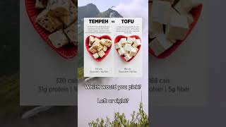 Let or right tempeh vs tofu truth healthy healthyliving sleep calories [upl. by Razaele]