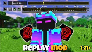 Real Replay Mod For Minecraft PE 121 😱  Replay Mod MCPE 121  Ender Boss [upl. by Brouwer]