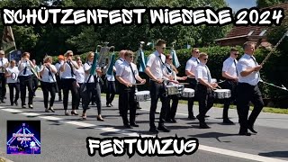 Schützenfest Wiesede 2024  Festumzug [upl. by Ruffin747]