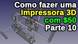 Impressora 3D Simples  Parte 10  Calibração dos eixos e extrusor  Impedir extrusão a frio [upl. by Nnylyar644]