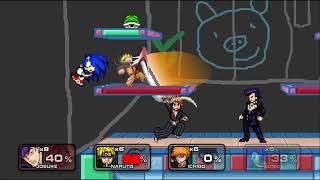 Super Smash Flash 2 v09B  Josuke Higashikata Gameplay MOD [upl. by Arvid548]