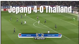 MENANG 40 ATAS INDONESIA TERNYATA BEGINI PENAMPILAN THAILAND VS JEPANG [upl. by Launame633]