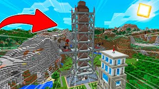 LA NUEVA LANZADERA ESPACIAL DE JENGA CITY EN MINECRAFT TROLL 🚀 [upl. by Yanrahs370]