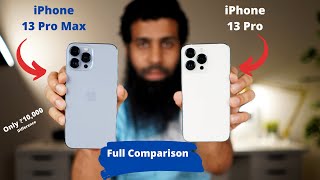 iPhone 13 Pro vs 13 Pro Max Full Comparison in Hindi [upl. by Kram627]