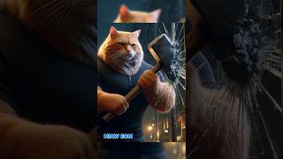 the saddest story a fathers sacrifice cat ytcat animation kitten avengers kidcat catlover [upl. by Sheelah]