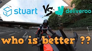 deliveroo or Stuart who is better [upl. by Armelda]