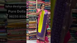 New design saree  designer saree  silk fabric blouse  trending saree  latest saree [upl. by Yednil]