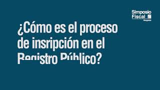 Proceso de inscripción en el Registro Público [upl. by Diamond]