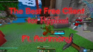 The Best Free Hypixel Client Ever  Sprint Scaffold Autoblock Nuker and Insane Aura [upl. by Nawoj]