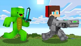 Powerful Speedrunner VS Hunter in Minecraft [upl. by Goody]