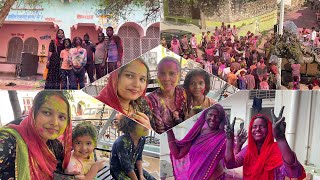 Holi Celebration Vlog 2023  Holi with friends  आज से पहले कभी नहीं खेली सबके साथ ऐसी होली [upl. by Demaggio949]