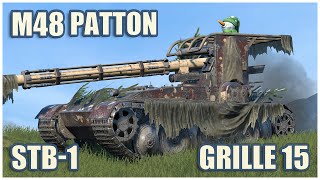 Grille 15 M48 Patton amp STB1 • WoT Blitz Gameplay [upl. by Base817]