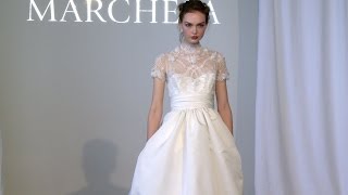 Marchesa Bridal Spring 2015 New York Bridal  Videofashion [upl. by Airla]