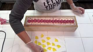 How To Make Cold Process Soap With Piping And Embeds [upl. by Jessamine]